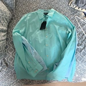 3/$15 2 blue dress shirts